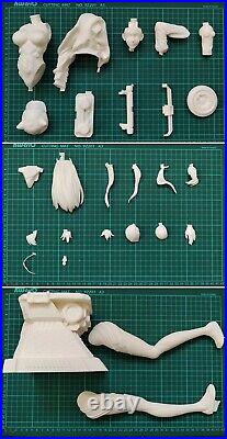 14 55CM Resin Figure Model Kits Sexy Asuka Unassembled Unpainted New Gift 2023