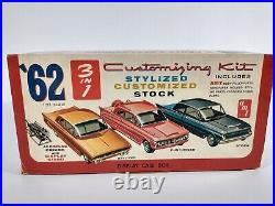 1962 Ford Falcon 2 Door 3 in 1 AMT 125 Model Kit # 189 Parts Lot