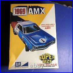 AMC 1969 AMX Craig Breedlove FACTORY SEALED 1/20 SCALE 2003-300 Rare Model Kit