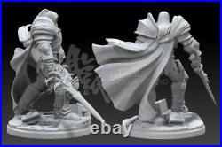 Anime Arthas 1/8 Figures Unpainted GK Model 3D Print Unassembled Resin Kit 34cmH