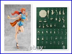 Anime ONE PIECE Nami 1/8 Unpainted GK Models Unassembled Girl Figures Resin Kits