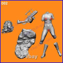 Barbarella 1/4 3D Printing Model Kit Unpainted Unassembled 002 Version NSFW