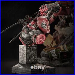 Deadpool Half Body 1/3 32cm 3D Print figure Model Kit Unpainted Unassembled GK