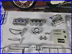Kawasaki Drag Bike Mach III Revell 18 Model Kit # H-1275 Parts Lot