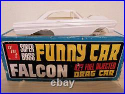 L@@k! Rare Original Vintage Amt Falcon 427 Super Boss Funny Car Kit C@@l