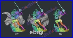 Lady Death Swordswoman 3D Print Model Kit Unpainted Unassembled 4 Version GK