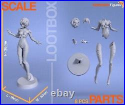 Lei Fan art figure resin model kit 3d printed 12k unpainted unassembled eva gk