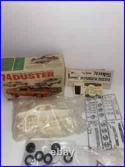 MPC 74 DUSTER Car Model KIT Sealed Parts inside as Pictured