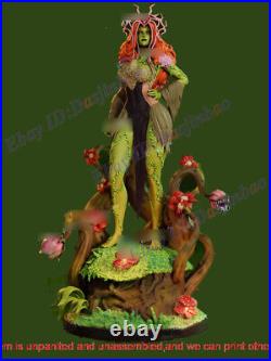 Poison Ivy 3D Print Model Kit Unpainted Unassembled 2 Version GK 2 Heads Woman