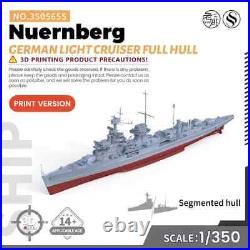 SSC350565S 1/350 Military Model Kit German Nuernberg Light Cruiser Full Hull