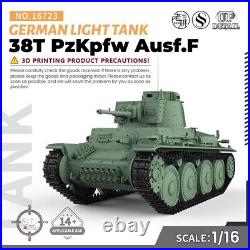 SSMODEL SS16723 1/16 Military Model Kit German 38T PzKpfw Light Tank Ausf. F