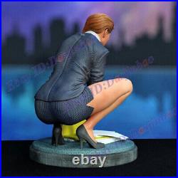 Secretary Squat Officer Lady Figure 3D Print Model Kit Unpainted Unassembled GK