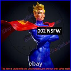 Supergirl Bodybuilding Figure 3D Print Model Kit Unpainted Unassembled 2 Version