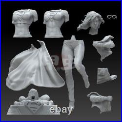 Superwoman DC Blank Unpainted Figure Model GK Blank Unassembled Kit New In Stock