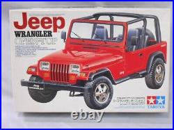 TAMIYA 1/24 Jeep Wrangler Open-Top Plastic model used unassembled rare japan F/S