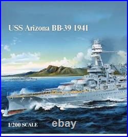 US Stock Trumpeter 1/200 03701 USS BB-39 Arizona Warship 1941 Static Battleship