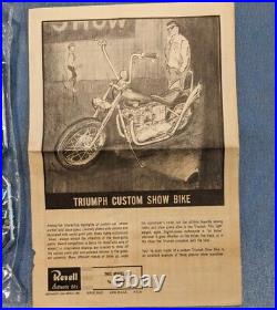 Vintage 1964 Revell Triumph Custom Show Bike H-1230 Chopper Model Kit 18