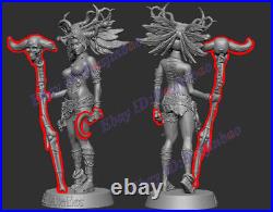 Witch Doctor Figure 3D Print Model Kit Unpainted Unassembled 3 Version NSFW