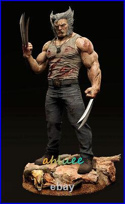 Wolverine 4 Heads 3 Hands Figures Unpainted GK Models 3D Printed Unassembled